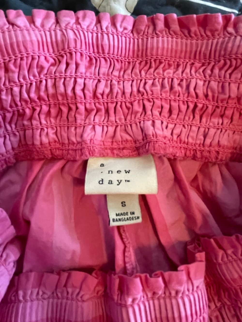 a new day striped Pink Smocked Women's Shorts - Picture 3 of 5